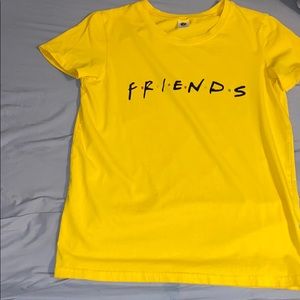 yellow f.r.i.e.n.d.s shirt